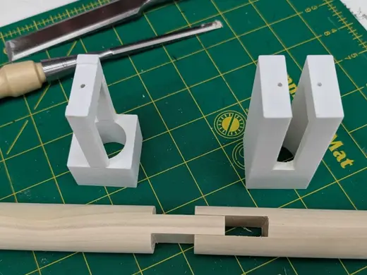 Saw Jig For Splicing Wooden Dowel (Many Sizes)