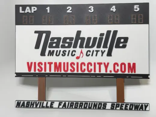 Nashville Fairgrounds Speedway Scoring Billboard