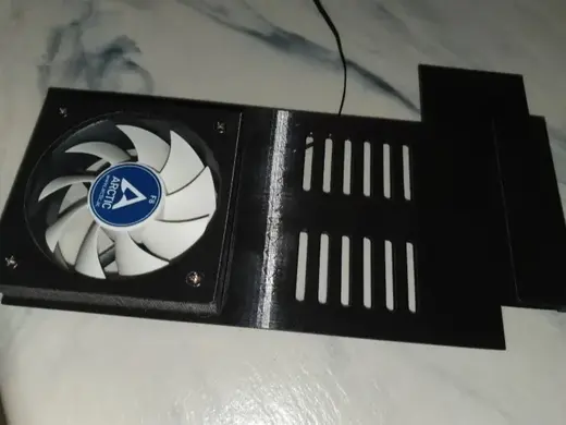 Ender 3 v2 Psu 80x80x25 Silent Fan cover