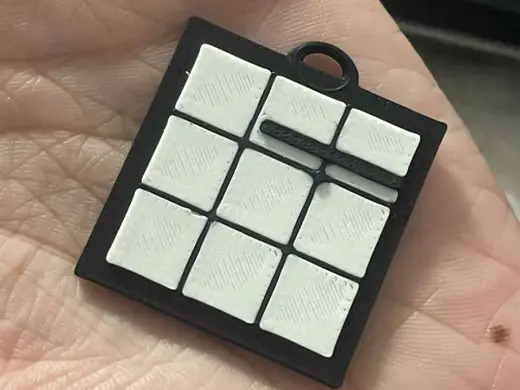 Architecture keychain/necklace Ludwig
