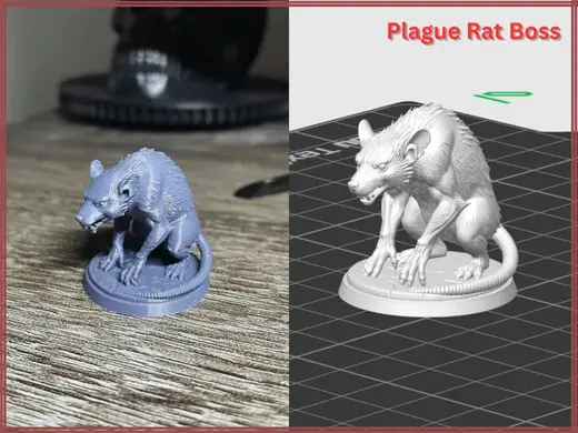 Plague Rat Boss – Fantasy Mini