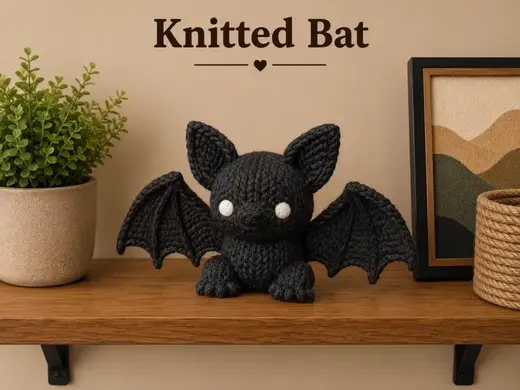 Knitted Bat