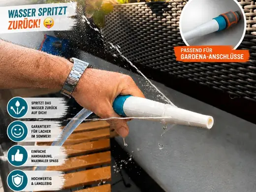 Gardena Aufsatz Spritzt Zurück Sommer Garten Spaß