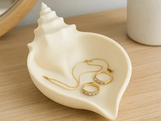 Conch Shell Jewelry Tray