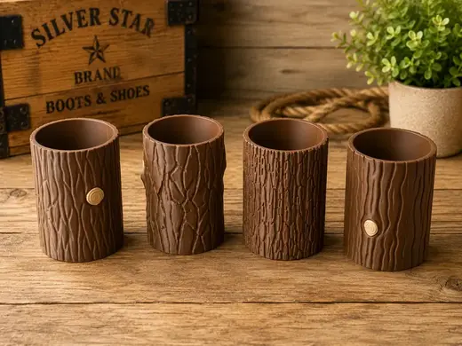 Log Can Koozie | Timber Tumbler Beer Cooler
