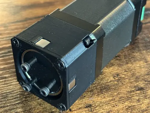 Compact 1:100 Gearbox Stepper Motor NEMA 17