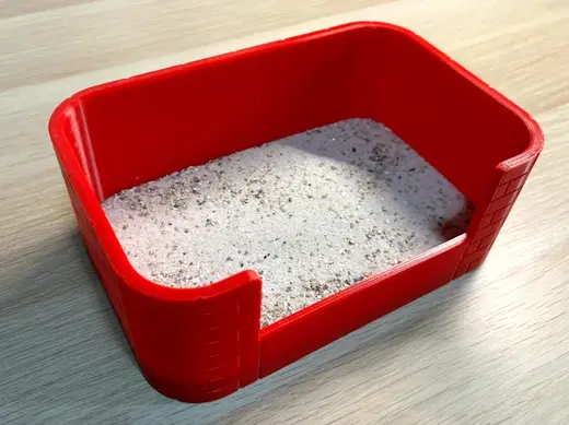 Quail Sand Bath Tray – High Walls, Low Mess Design