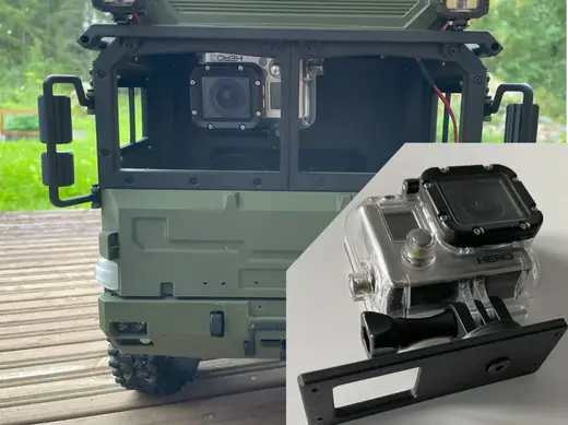 GoPro interior mount for Armadillo truck