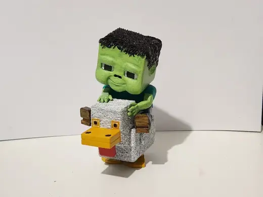 Minecraft Movie Zombie Chicken Jockey