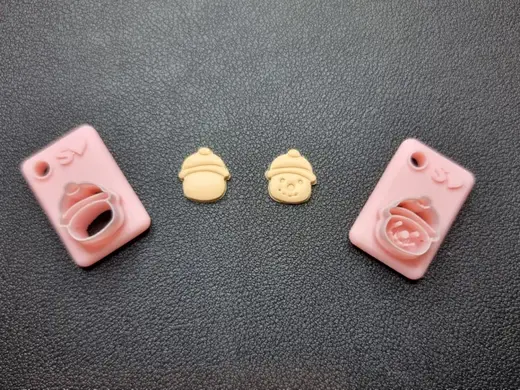 Polymer Clay Earring Cutter – Snowman Woolen Hat
