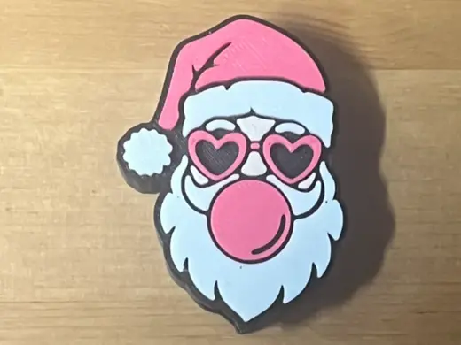 santa stanley straw topper
