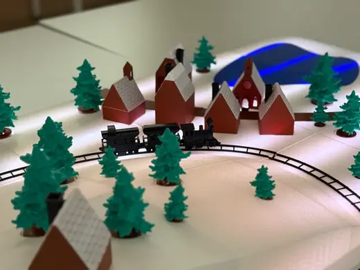 Winter Wonderland Display (With Arduino and LEDs)
