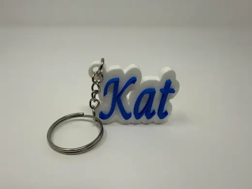 Key Chain Name Charm (Kat)