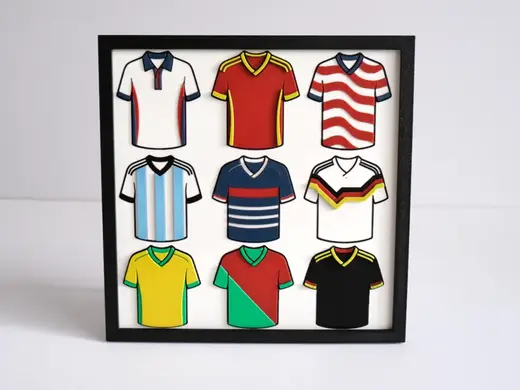 FIFA World Cup Jerseys (3HR Print Time, No Glue)