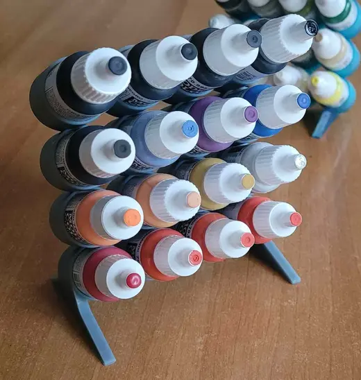 Jet another Vallejo/Citadel-Paint holder, standalone version 4x4