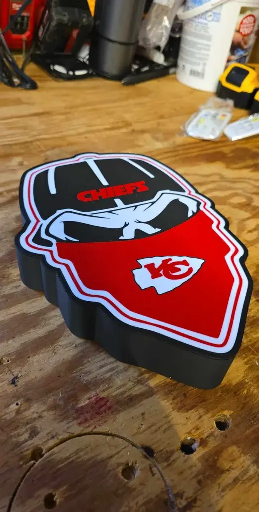 Chiefs Gangster Skull Lightbox