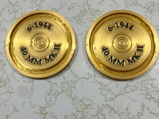 40mm Bofors Cannon Shell Coin