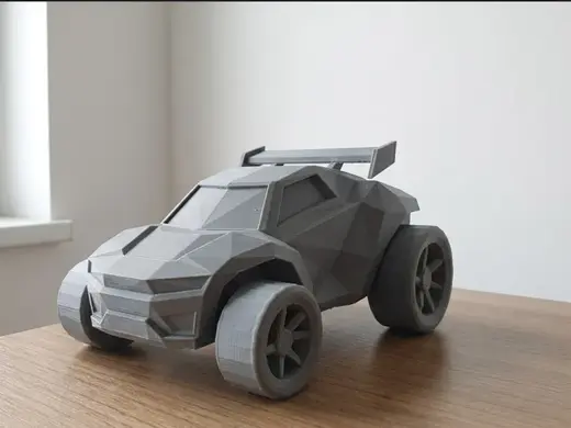 Low-Poly Octane-Style Stunt Buggy