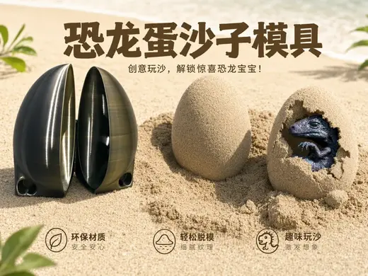 恐龙蛋沙子模具&恐龙宝宝