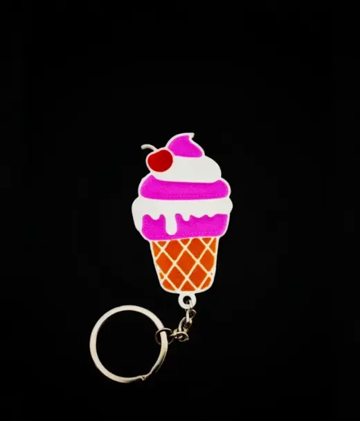 Ice Cream Keychain