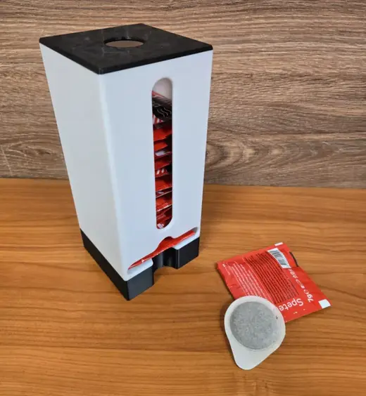 Coffee filter pack/sachet dispenser