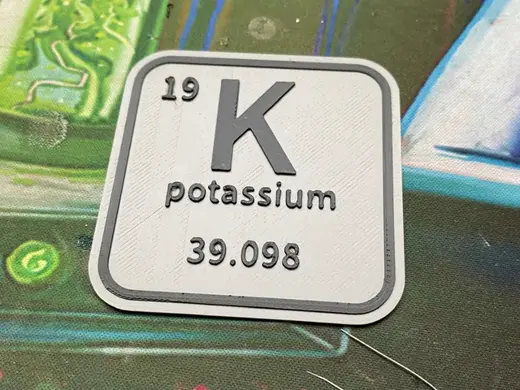 Potassium periodic table
