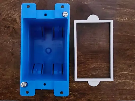 Electric Outlet / Switch Gang Box - Cut Template