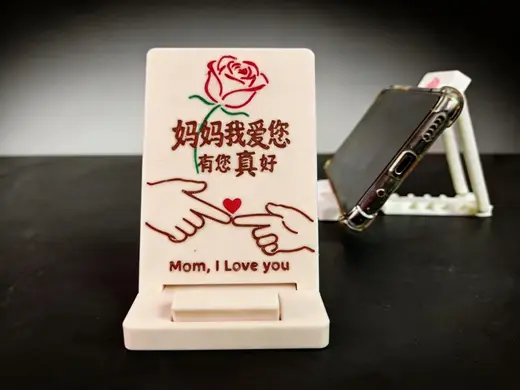 妈妈专属手机支架 | 玫瑰为她开,爱意为她写