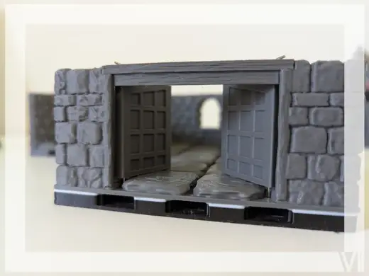 OpenForge 2.0 Square Door (Dungeon Stone)