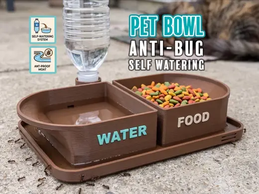 Self Watering Anti-bug Pet Bowl