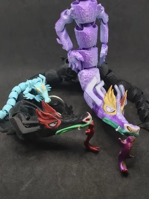 Articulated Aku Dragon Toy