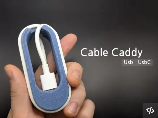 Cable Caddy - Usb/UsbC Travel Cable Organizer