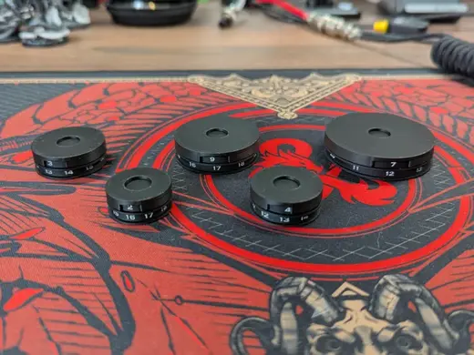Magnetic Wound Tracker Base for Kill Team etc