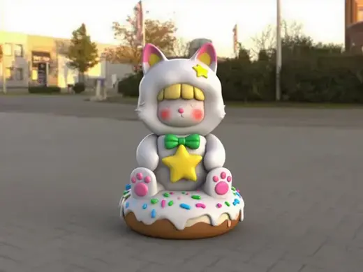 戚风甜甜圈美少女
