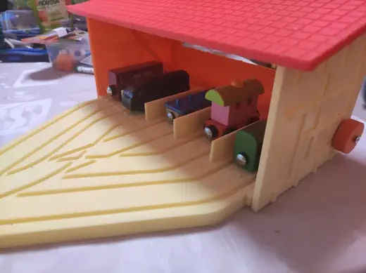 Garage for Brio Ikea Lidl wooden trains