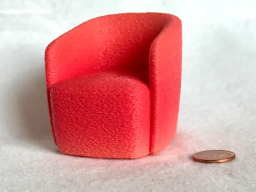 Mini "Preston" Armchair in 1:12 scale