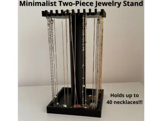 Minimalist Two-Piece Jewelry Stand