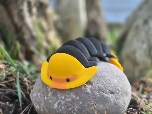 Articulated Rubber Duck Isopod, no support