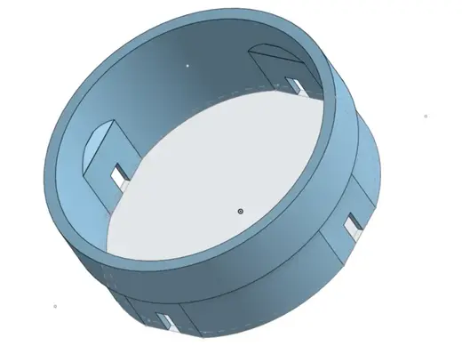 Lunos e2 Adapter Klimaanlage Abluftschlauch 150mm