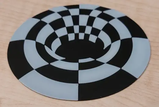 3D-Hole, 3D-Loch, optische Täuschung