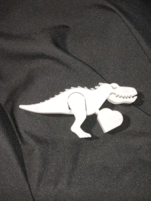 DinoClip With Heart