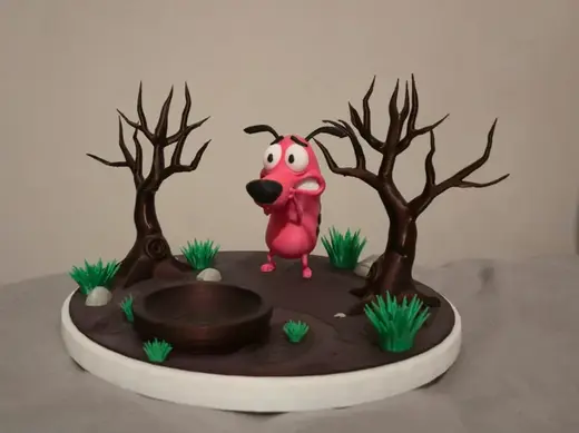 Courage Dog Jewelry Holder
