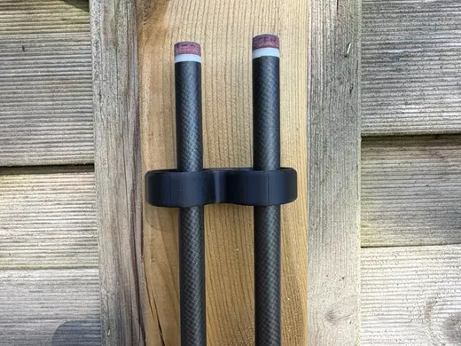 2 or 4 pool snooker cue holder - invisible fixing