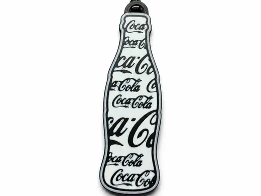 Coca Cola bottle-inspired keychain