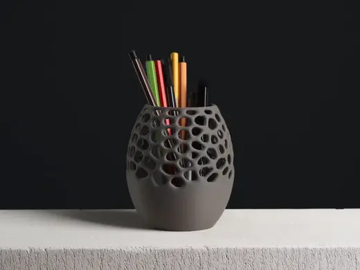 Voronoi Pencil Holder Cup, Office Desk Organizer