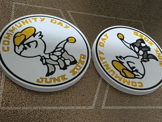 Pokemon Go Community Day #104 coin - Jangmo-o