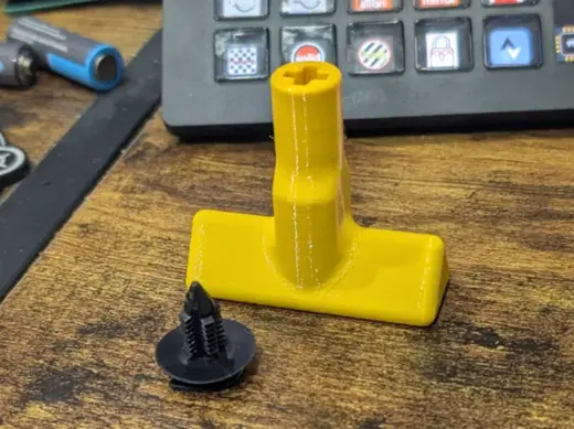 Hidden clip installation handle. camper van builds