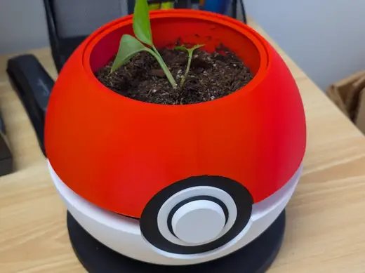 Pokeball Planter (No AMS)