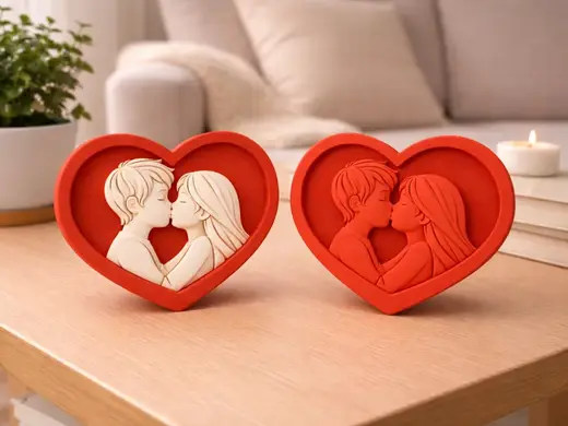 Bacio nel Cuore – Coppia innamorata