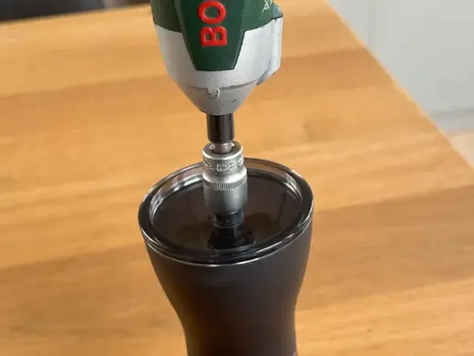 Hario mini slim Kaffeemühle Adapter auf 13mm Nuss